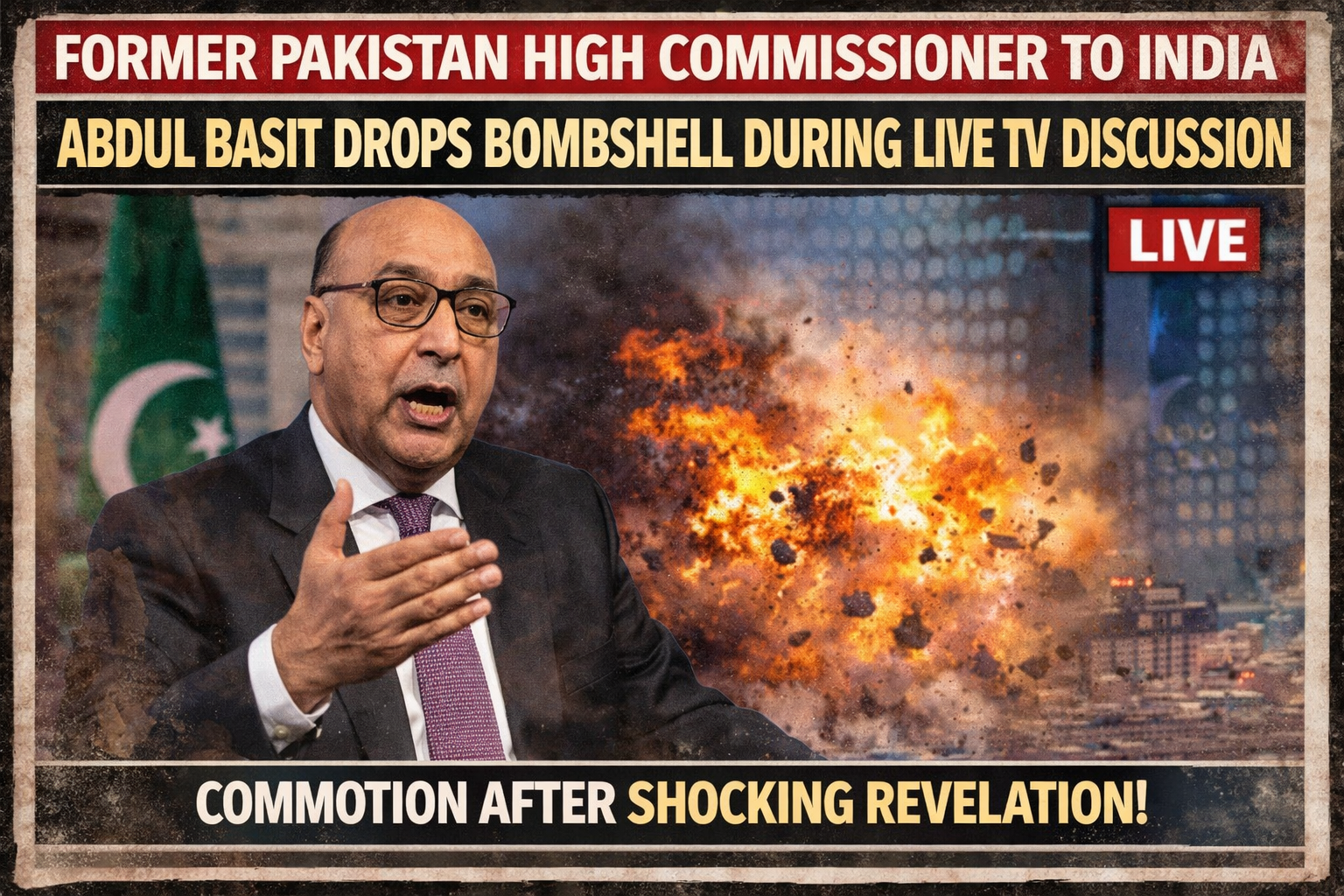 Pakistan's Ex-Envoy Abdul Basit Threatens to Bomb Mumbai and Delhi — But Who's Really Listening?