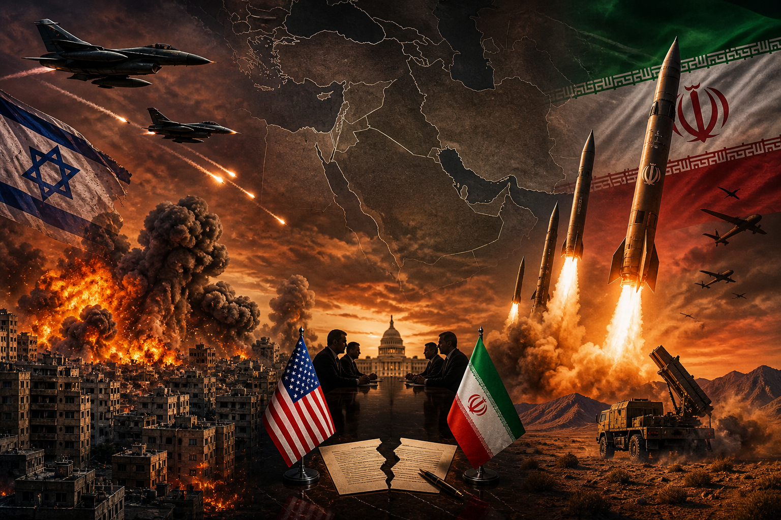 Middle East on the Brink: US-Iran Talks Falter as Israel Pounds Lebanon
